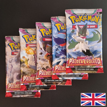 Paldea Evolved Booster Pack - Artwork Set
